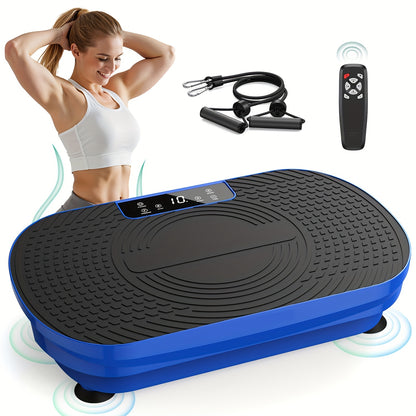 Vibration Plate Exercise Machine – 99 Speeds, 9 Programs, Remote & LED Display, Resistance Bands, Portable Home Gym Equipment